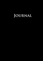 Cover-Bild Bullet Journal (A5) mit 264 schwarzen Seiten gepunktet (dotted, Dot Grid) Hardcover, 90g/m²
