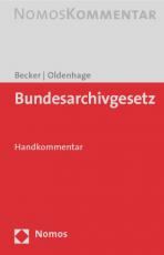 Cover-Bild Bundesarchivgesetz