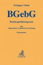 Cover-Bild Bundesgebührengesetz