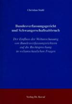 Cover-Bild Bundesverfassungsgericht und Schwangerschaftsabbruch
