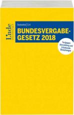 Cover-Bild Bundesvergabegesetz 2018