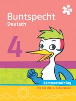 Cover-Bild Buntspecht Deutsch 4. Sommertraining, Arbeitsheft