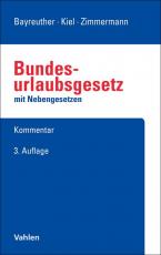 Cover-Bild BUrlG - Bundesurlaubsgesetz mit Nebengesetzen