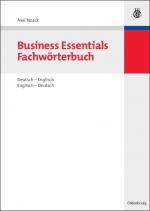 Cover-Bild Business Essentials: Fachwörterbuch Deutsch-Englisch Englisch-Deutsch