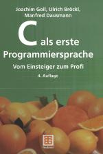 Cover-Bild C als erste Programmiersprache