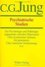 Cover-Bild C.G.Jung, Gesammelte Werke. Bände 1-20 Hardcover / Band 1: Psychiatrische Studien