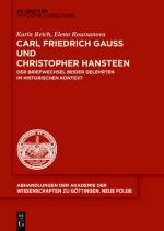 Cover-Bild Carl Friedrich Gauß und Christopher Hansteen