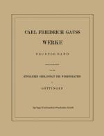 Cover-Bild Carl Friedrich Gauss Werke