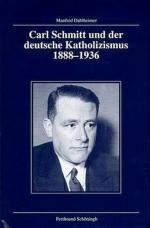 Cover-Bild Carl Schmitt und der deutsche Katholizismus 1888-1936