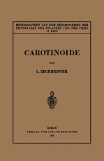 Cover-Bild Carotinoide