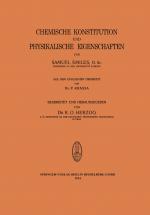 Cover-Bild Chemische Konstitution und Physikalische Eigenschaften