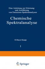 Cover-Bild Chemische Spektralanalyse