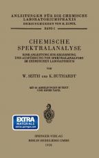 Cover-Bild Chemische Spektralanalyse