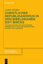 Cover-Bild Christlicher Republikanismus in den Bibeldramen Sixt Bircks