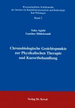Cover-Bild Chronobiologische Gesichtspunkte zur Physikalischen Therapie und Kurortbehandlung