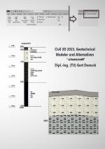 Cover-Bild Civil 3D Version 2023 / Civil 3D 2023 Geotechnical Modeler und Alternativen "schwarz/weiß" (Information)