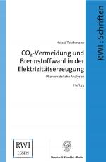 Cover-Bild CO2-Vermeidung und Brennstoffwahl in der Elektrizitätserzeugung.