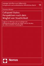 Cover-Bild Collapsed States: Perspektiven nach dem Wegfall von Staatlichkeit