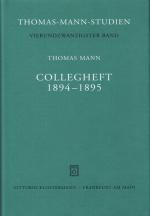 Cover-Bild Collegheft 1894-1895