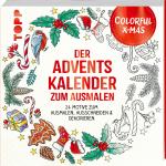 Cover-Bild Colorful Christmas - Der Adventskalender zum Ausmalen