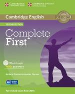 Cover-Bild Complete First, 2nd edition. Workbook with answers with Audio CD, Arbeitsheft mit Audio-CD