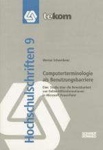 Cover-Bild Computerterminologie als Benutzungsbarriere