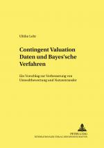 Cover-Bild Contingent Valuation Daten und Bayes’sche Verfahren