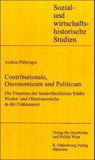 Cover-Bild Contributionale, Oeconomicum und Politicum
