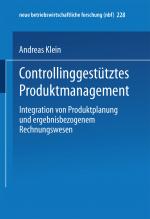 Cover-Bild Controllinggestütztes Produktmanagement