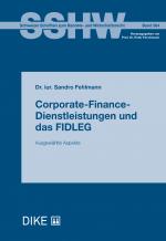 Cover-Bild Corporate-Finance-Dienstleistungen und das FIDLEG