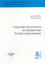 Cover-Bild Corporate Governance am Beispiel der DAX30-Unternehmen