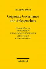 Cover-Bild Corporate Governance und Anlegerschutz