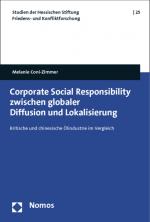 Cover-Bild Corporate Social Responsibility zwischen globaler Diffusion und Lokalisierung