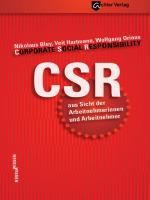 Cover-Bild CSR aus Sicht der Arbeitnehmerinnen und Arbeitnehmer