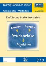 Cover-Bild D10 - Grammatik - Einführung in die Wortarten