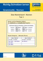 Cover-Bild D11a - Grammatik - Nomen Teil 1
