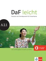 Cover-Bild DaF leicht A2.1