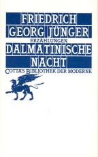Cover-Bild Dalmatinische Nacht (Cotta's Bibliothek der Moderne, Bd. 41)