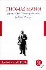 Cover-Bild [Dank an den Oberbürgermeister der Stadt Weimar]