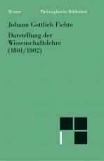 Cover-Bild Darstellung der Wissenschaftslehre (1801/1802)