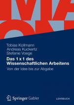 Cover-Bild Das 1 x 1 des Wissenschaftlichen Arbeitens