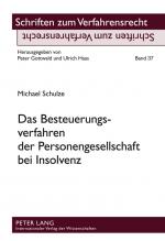 Cover-Bild Das Besteuerungsverfahren der Personengesellschaft bei Insolvenz