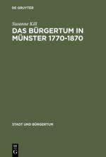 Cover-Bild Das Bürgertum in Münster 1770–1870
