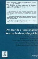 Cover-Bild Das Bundes- und spätere Reichsoberhandelsgericht