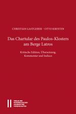 Cover-Bild Das Chartular des Paulos Klosters am Berge Latros