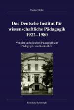Cover-Bild Das Deutsche Institut für wissenschaftliche Pädagogik 1922-1980