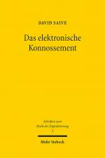 Cover-Bild Das elektronische Konnossement