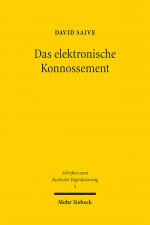 Cover-Bild Das elektronische Konnossement