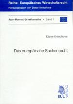 Cover-Bild Das europäische Sachenrecht