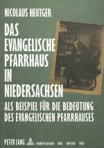 Cover-Bild Das evangelische Pfarrhaus in Niedersachsen